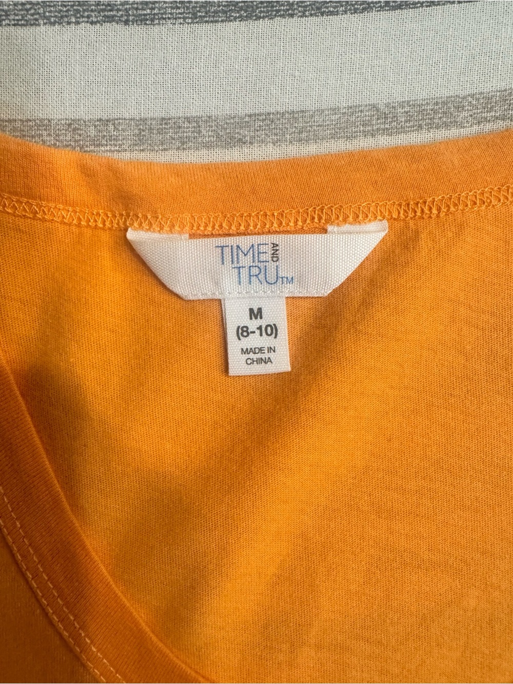 Time and Tru Orange mini Dress - Picture 4 of 4